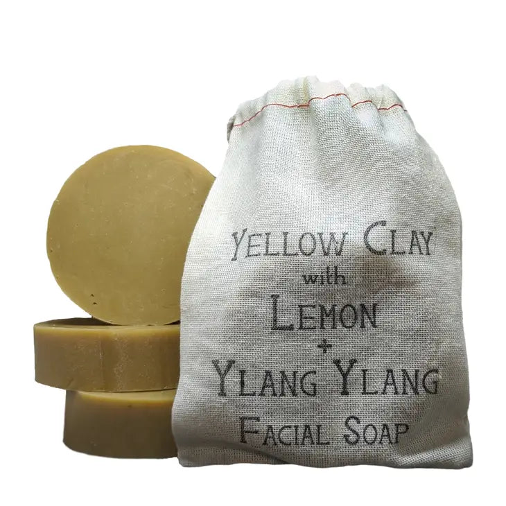 Yellow Clay with Lemon + Ylang Ylang Facial Soap