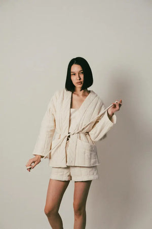 Ono Quilted Jacket - Natural