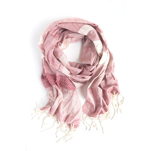 Patterned Pink Scarf
